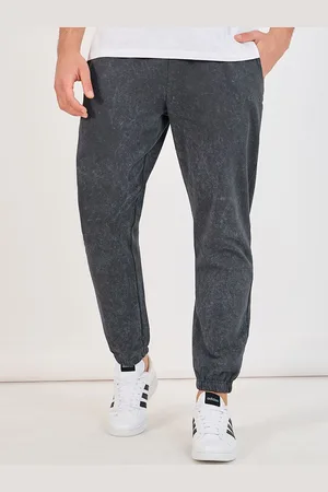 Styli Men Slim Fit Pure Cotton Joggers Track Pants