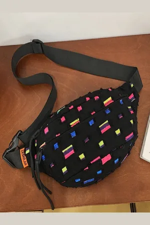 Stylecast Checked Fanny Pack