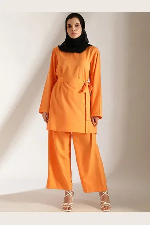 KOTTY Women Top With Trousers Co-Ord