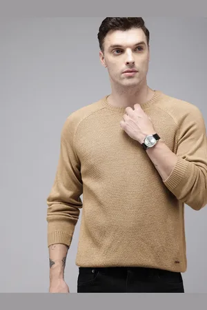 Park Avenue Self Design Slim Fit Pullover
