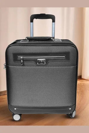 THE CLOWNFISH Eclipse Textured Soft Sided Cabin Trolley Bag
