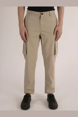 Roadster The Lifestyle Co Pure Cotton Tapered Fit Cargo Trousers