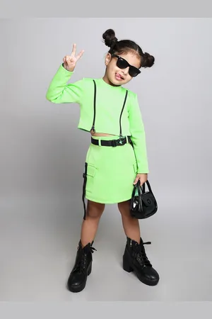 taffykids Girls T-shirt with Skirt