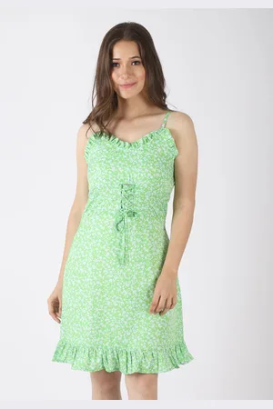 all about you Floral Print Off-Shoulder A-Line Dress