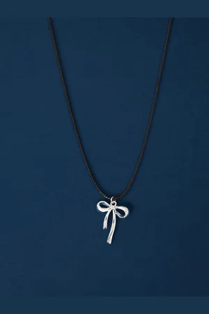 Accessorize Brass Silver-Plated Handcrafted Necklace
