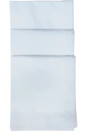 CARUSO Pack Of 3 Square 100% Cotton Handkerchief