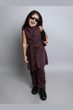 taffykids Girls Printed Top with Trousers