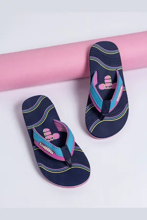 toothless Girls Printed Rubber Thong Flip-Flops