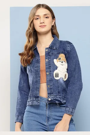 Roadster The Lifestyle Co Self Design Denim Jacket