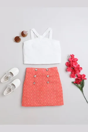 taffykids Girls Top with Skirt