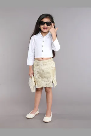taffykids Girls Shirt with Skirt