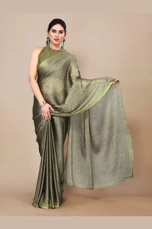 Kalini Women Ethnic Printed Saree With Blouse Piece