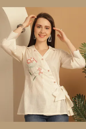 Rajnandini Cotton Wrap Top