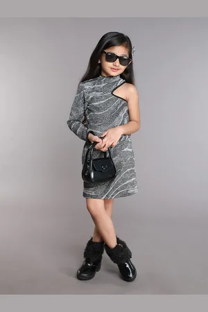 taffykids Girls Embellished Top with Skirt