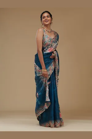 Koskii Floral Tissue Saree