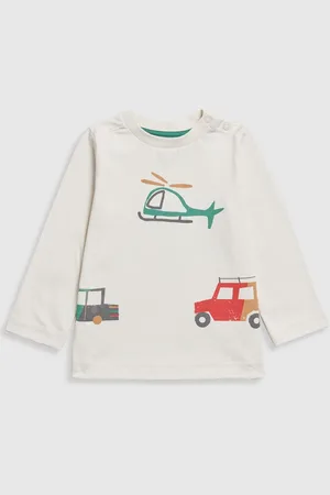 Mothercare Boys Graphic Printed Round Neck Cotton T-shirt