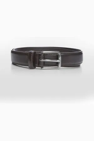 MANGO Leather Formal Belt