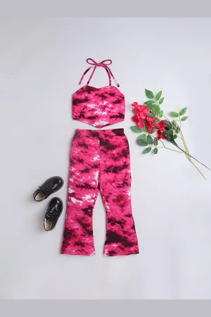 taffykids Girls Printed Top with Trousers