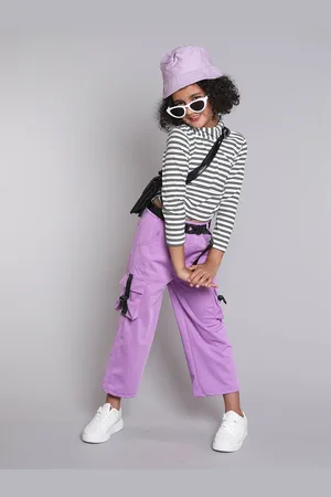 taffykids Girls Striped Top with Trousers
