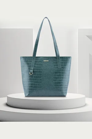 Fastrack Textured Oversized Structured Tote Bag with Cut Work