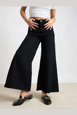 FREAKINS Women Flared High-Rise Jeans