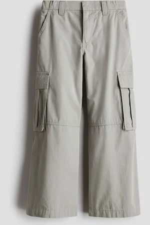 H&M Girls Wide Cargo Trousers
