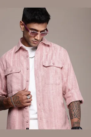 Roadster The Life Co. Self Design Textured Relaxed Fit Shacket