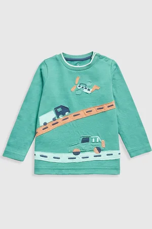 Mothercare Boys Graphic Printed Round Neck Cotton T-shirt