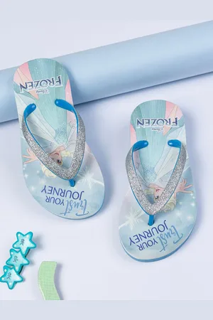 toothless Girls Printed Rubber Thong Flip-Flops
