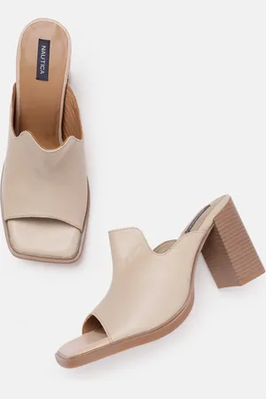 Nautica Open Toe Block Heel