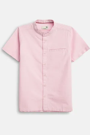 BONKIDS Boys Opaque Casual Shirt