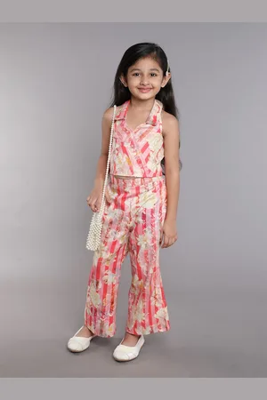 taffykids Girls Printed Top with Trousers