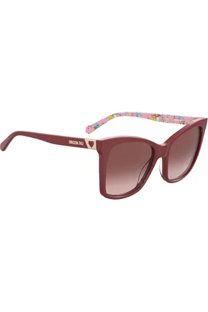 Moschino Women Rectangle Sunglasses with UV Protected Lens 2038688CQ553X