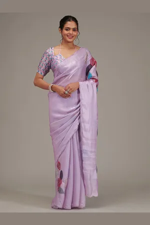 Koskii Floral Tissue Saree
