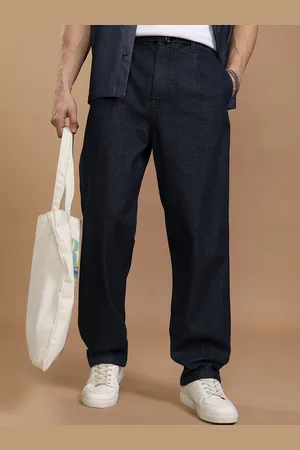 Highlander Men Cotton Mid-Rise Straight Fit Jeans