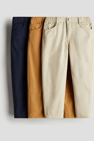 H&M Boys 3-Pack Twill Trousers