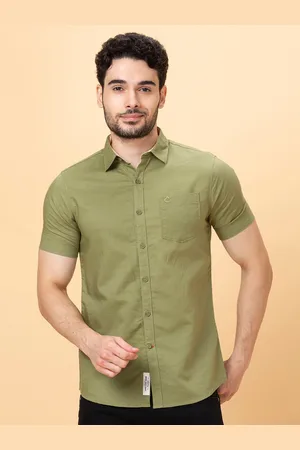 Being Human Slim Fit Spread Collar Short Sleeves Casual Shirt