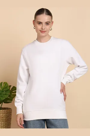 Mast & Harbour Women Ribbed Cotton Sweatshirt