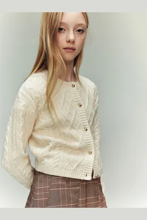 H&M Girls Cable-Knit Cardigan
