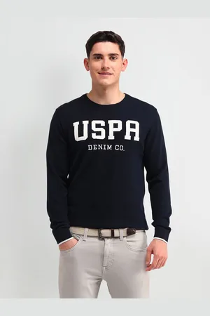 Ralph Lauren Men Printed Round Neck Cotton Pullover
