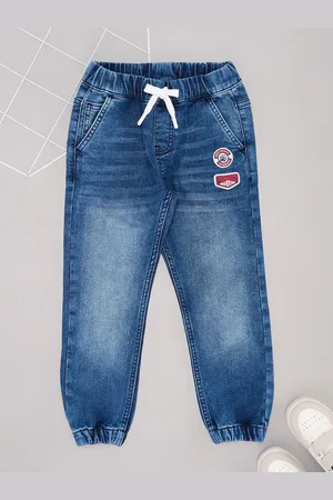 Pantaloons Boys Mid-Rise Heavy Fade Stretchable Jeans