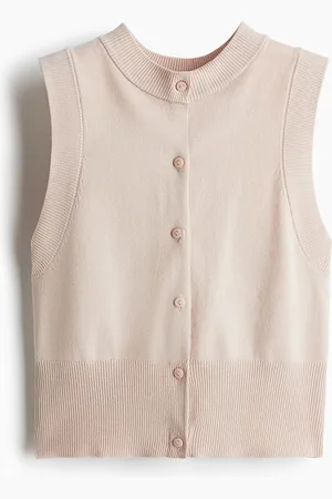 H&M Women Button-Front Sweater Vest