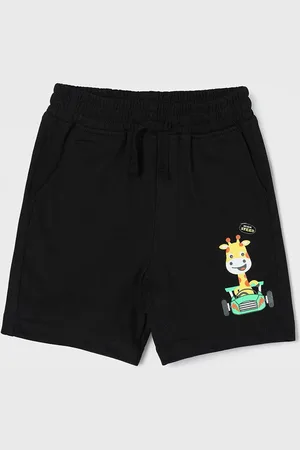 Lifestyle Boys Printed Cotton Mid-Rise Regular Fit Knee Length Shorts