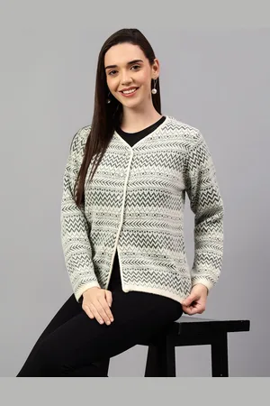 CANTABIL Women Cable Knit Cotton Cardigan