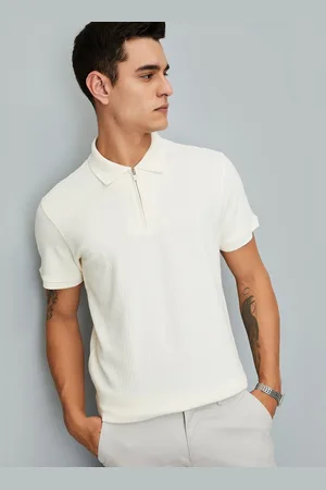 Max Collection Men Polo Collar Extended Sleeves Pockets T-shirt