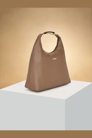 Pantaloons Colourblocked PU Structured Shoulder Bag with Applique