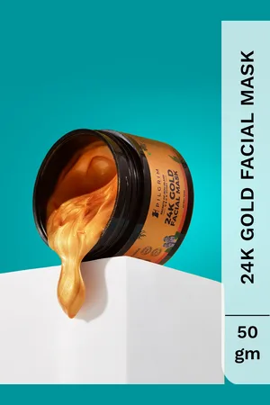 Pilgrim 24K Gold Skin Brightening Face Mask For Instant Facelift & Radiant Glow 50 g