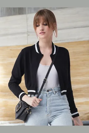 DressBerry Women Crop Denim Jacket