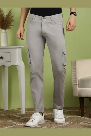 FUBAR Men Cotton Slim Fit Cargos Trousers