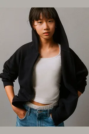 H&M Girls Zip-Through Hoodie